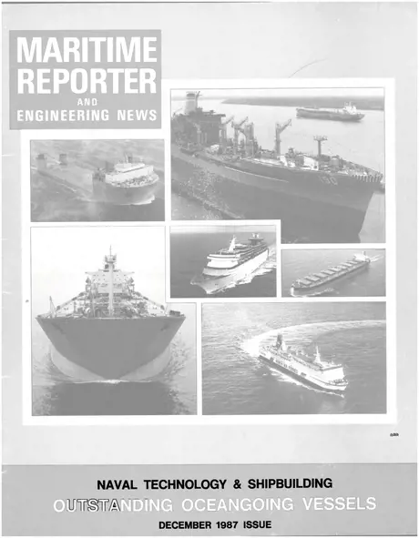 Cover of Maritime Reporter, December 1987