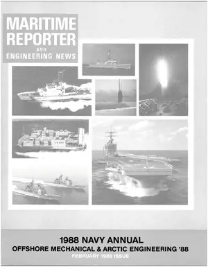 Maritime Reporter cover, February 1988