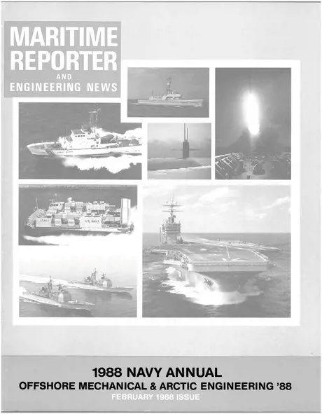 Cover of Maritime Reporter, February 1988