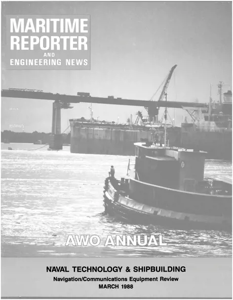 Cover of Maritime Reporter, March 1988