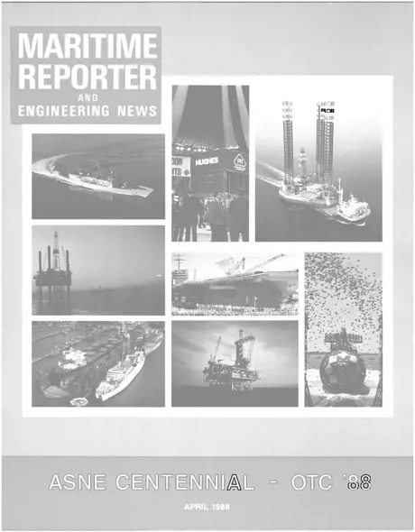 Cover of Maritime Reporter, April 1988