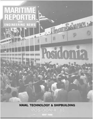 Maritime Reporter cover, May 1988
