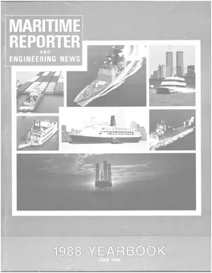Maritime Reporter cover, June 1988