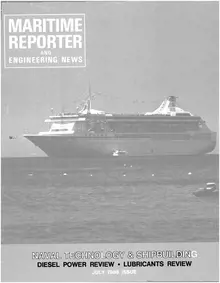 Maritime Reporter cover, July 1988
