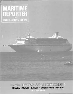 Maritime Reporter cover, July 1988