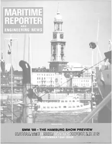 Maritime Reporter cover, September 1988