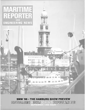 Maritime Reporter cover, September 1988
