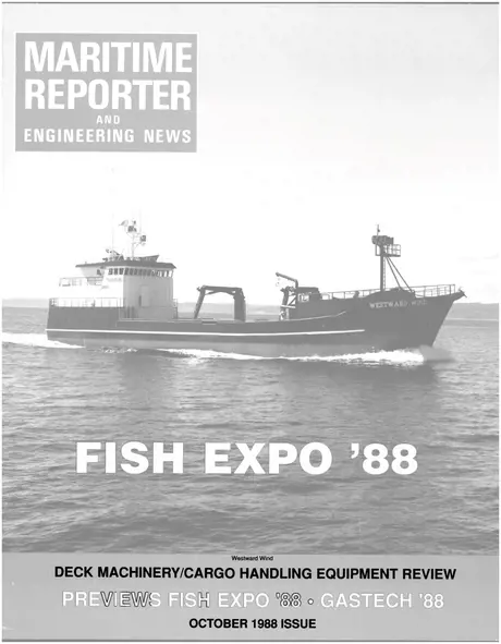 Cover of Maritime Reporter, October 1988