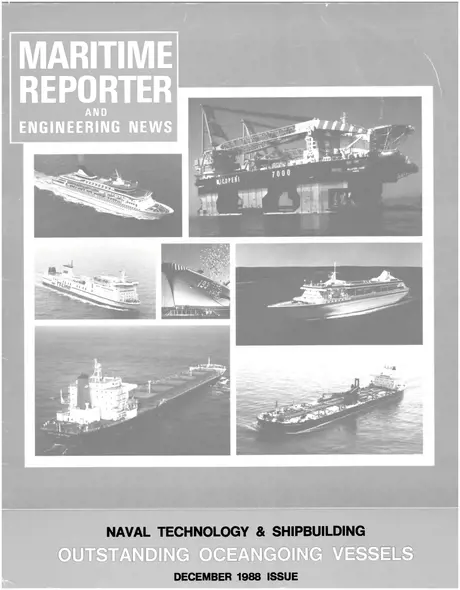 Cover of Maritime Reporter, December 1988