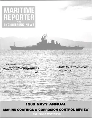 Maritime Reporter cover, February 1989