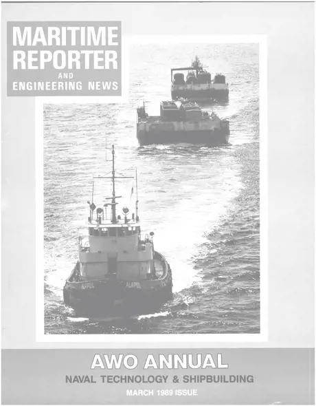 Cover of Maritime Reporter, March 1989