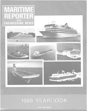 Maritime Reporter cover, June 1989