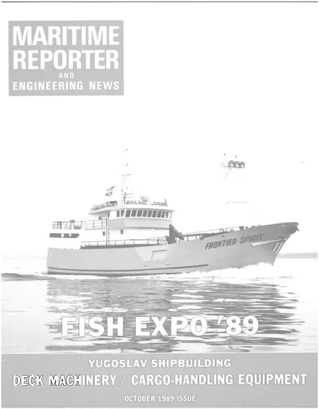 Cover of Maritime Reporter, October 1989