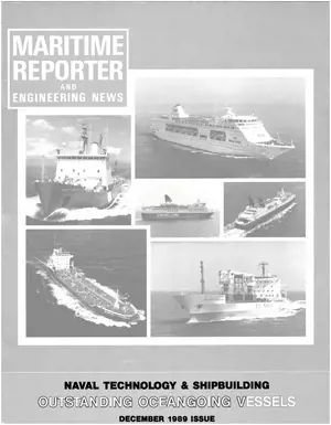 Maritime Reporter cover, December 1989