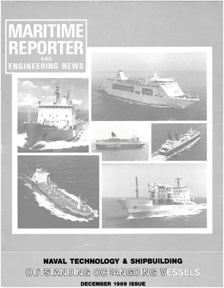 Cover of Maritime Reporter, December 1989