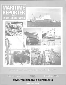Maritime Reporter cover, May 1990