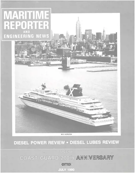 Cover of Maritime Reporter, July 1990