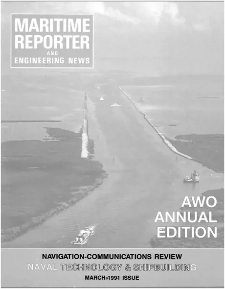 Cover of Maritime Reporter, March 1991