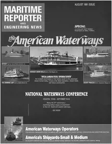 Maritime Reporter cover, August 1991
