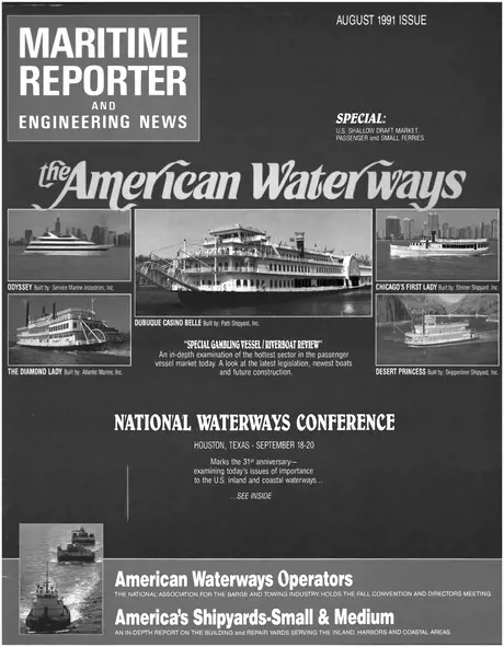 Cover of Maritime Reporter, August 1991