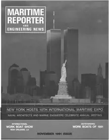 Maritime Reporter cover, November 1991