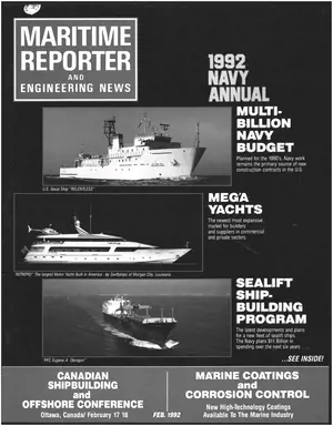 A Maritime Reporter cover from 1992