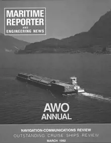 Maritime Reporter cover, March 1992
