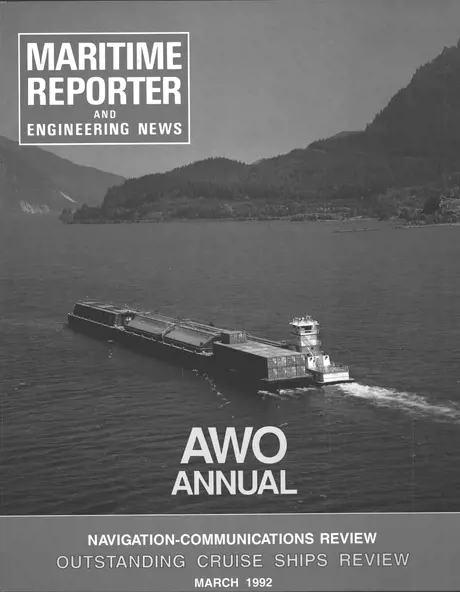 Cover of Maritime Reporter, March 1992