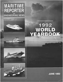 Maritime Reporter cover, June 1992