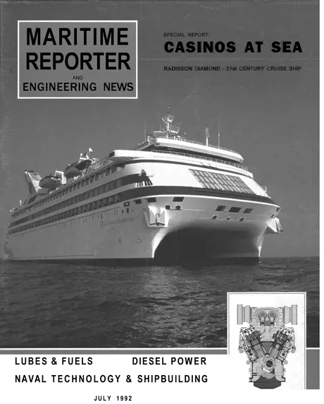 Cover of Maritime Reporter, July 1992