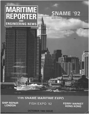 Maritime Reporter cover, October 1992