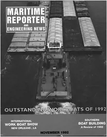 Maritime Reporter cover, November 1992