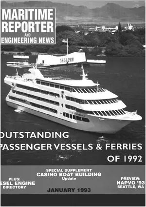Maritime Reporter cover, January 1993