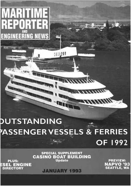Cover of Maritime Reporter, January 1993