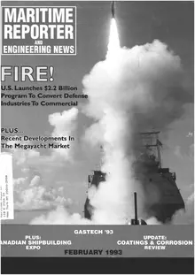 Maritime Reporter cover, February 1993