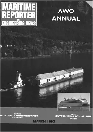Maritime Reporter cover, March 1993