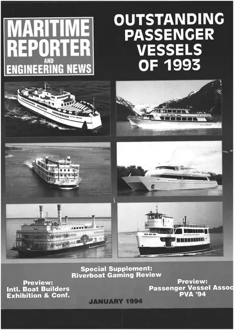 Cover of Maritime Reporter, January 1994