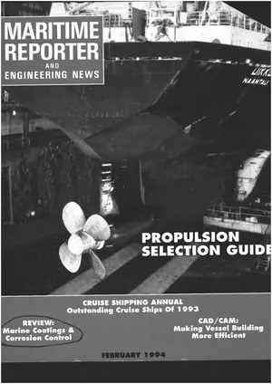 Maritime Reporter cover, February 1994