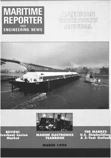 Maritime Reporter cover, March 1994