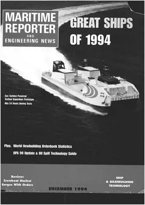 Maritime Reporter cover, December 1994