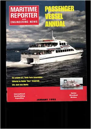 Maritime Reporter cover, January 1995