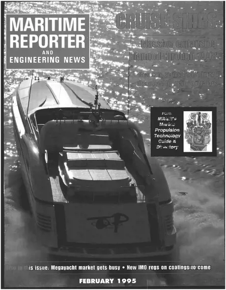 Cover of Maritime Reporter, February 1995