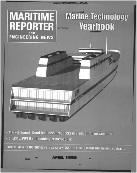 Cover of Maritime Reporter, April 1995