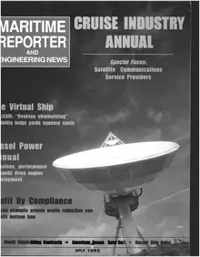 Maritime Reporter cover, July 1995