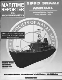 Maritime Reporter cover, September 1995