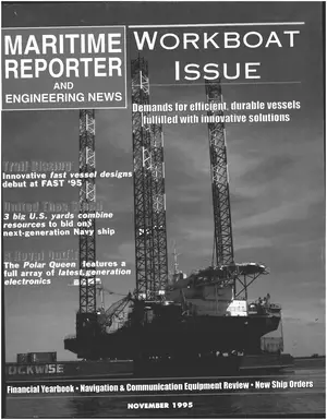 Maritime Reporter cover, November 1995