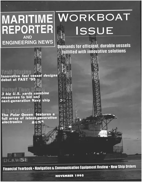 Cover of Maritime Reporter, November 1995