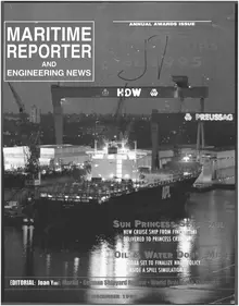 Maritime Reporter cover, December 1995