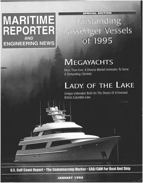 Cover of Maritime Reporter, January 1996