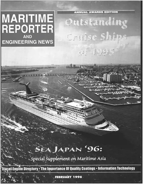 Cover of Maritime Reporter, February 1996